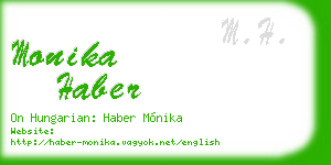 monika haber business card