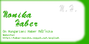 monika haber business card